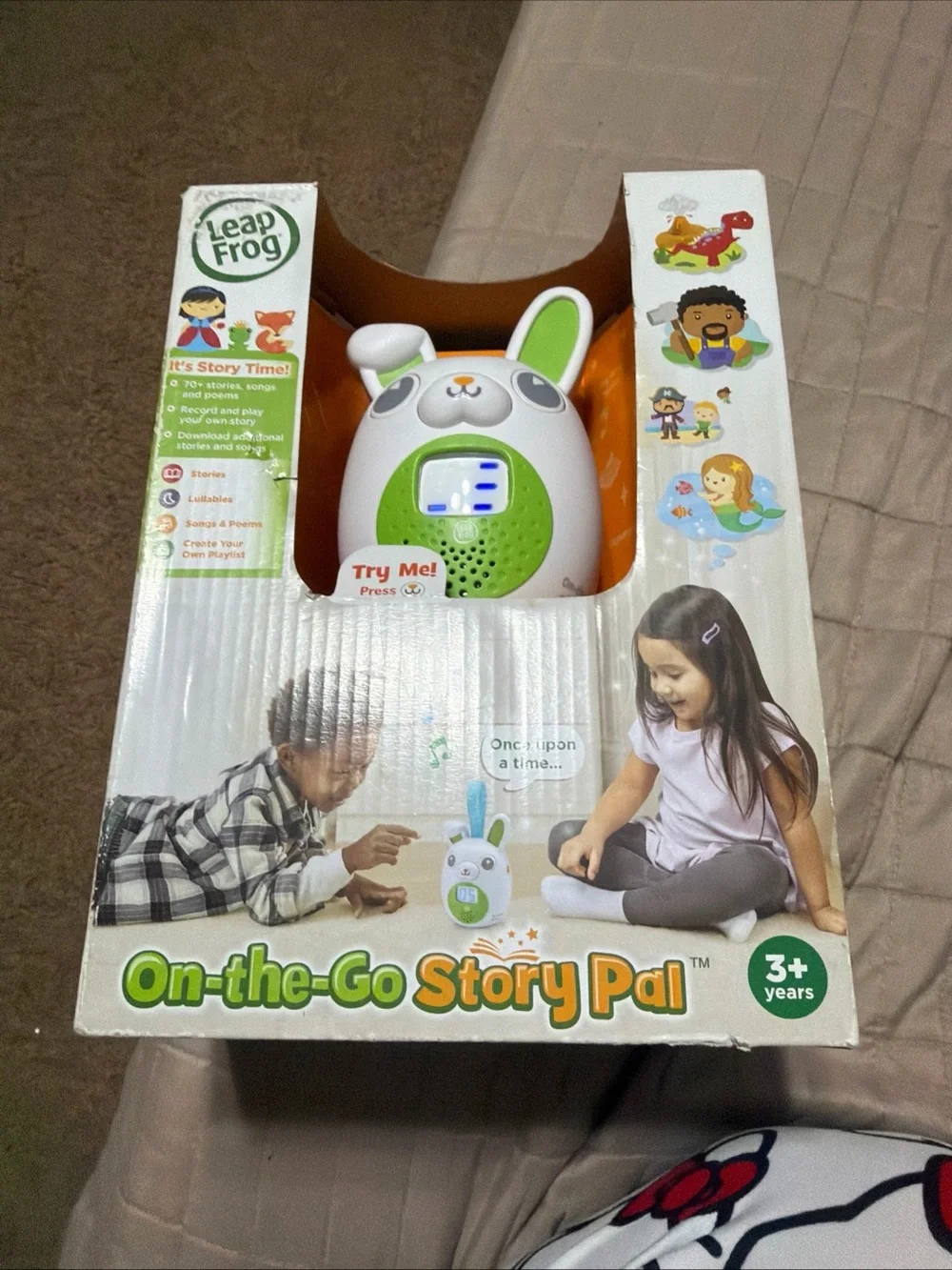 Rare! LeapFrog On-the-Go Story Pal Bunny, New in Box (Discontinued) Kidcore Fun